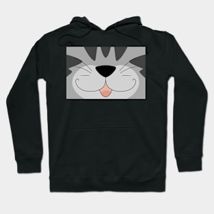 Grey Tabby Cat Hoodie